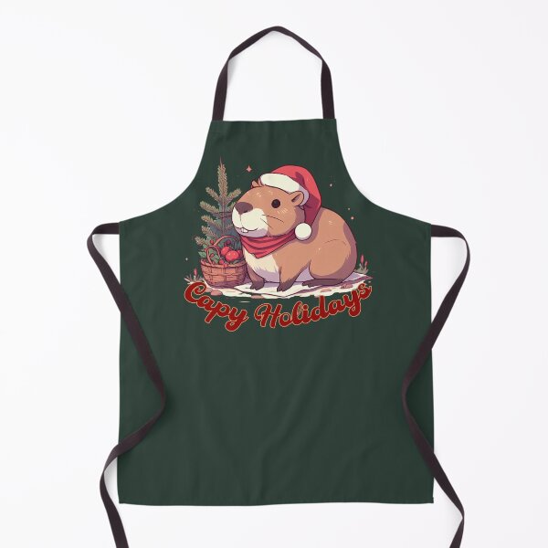 Item preview, Wishing You Capy Holidays! A Cute Christmas Capybara designed and sold by WhatsUpStyle.