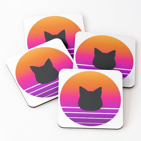 Item preview, Retro Sunset Cat Silhouette designed and sold by JPareDesign.