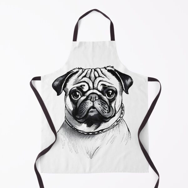 Item preview, Portrait of a Pug designed and sold by SW-Graphics.