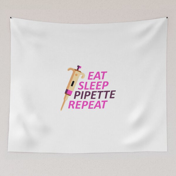 Item preview, Purple Pink Pipette Eat Sleep Pipette Repeat designed and sold by dbulnesr.