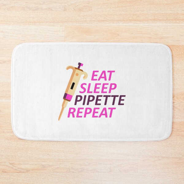 Item preview, Purple Pink Pipette Eat Sleep Pipette Repeat designed and sold by dbulnesr.