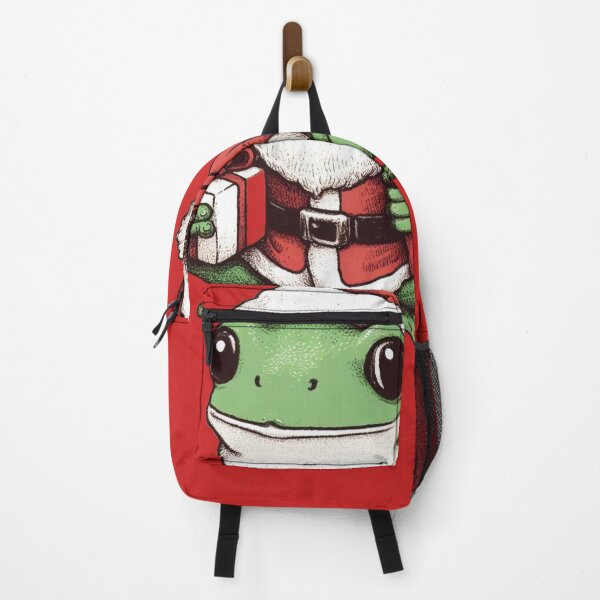 Item preview, Christmas Frog with Santa Hat Cute Frog in Christmas Cute Christmas Funny Frog with Santa Cap for Animal lovers designed and sold by FestivePalette.