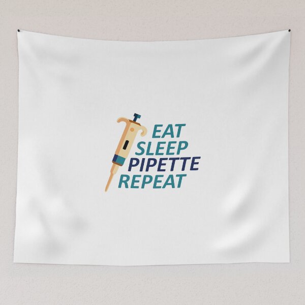 Item preview, Copy of Pink Purple Pipette Eat Sleep Pipette Repeat designed and sold by dbulnesr.