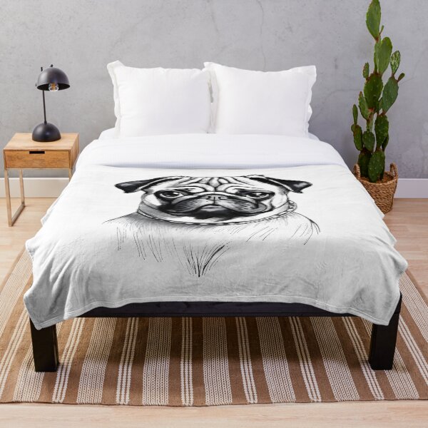 Item preview, Portrait of a Pug  designed and sold by SW-Graphics.
