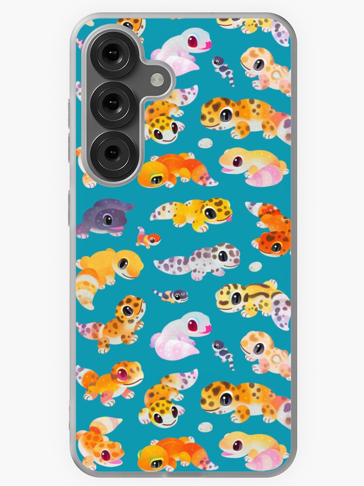 Thumbnail 1 of 4, Samsung Galaxy Phone Case, Leopard gecko - green designed and sold by pikaole.