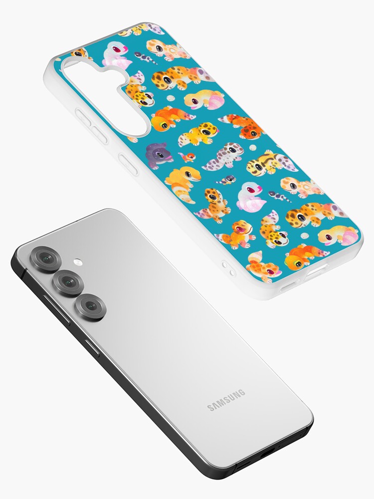 Thumbnail 2 of 4, Samsung Galaxy Phone Case, Leopard gecko - green designed and sold by pikaole.