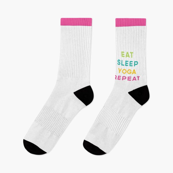 Item preview, Eat Sleep Yoga Repeat Meditation Exercise Quote designed and sold by quarantine81.