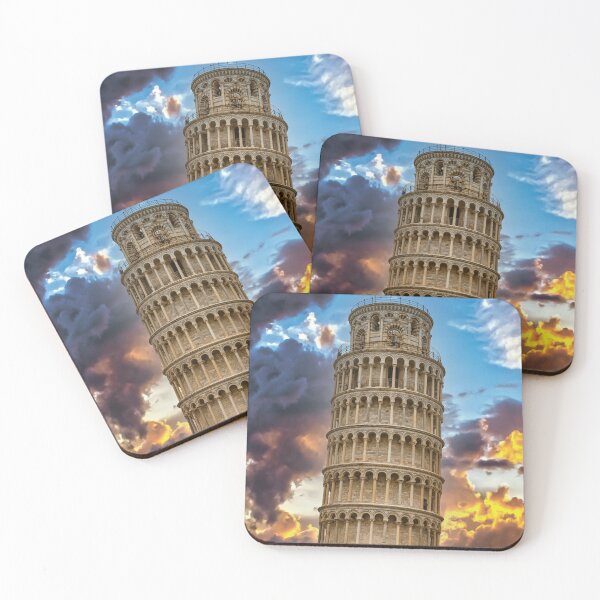 Item preview, Leaning Tower of Pisa, Sunset designed and sold by newburyboutique.