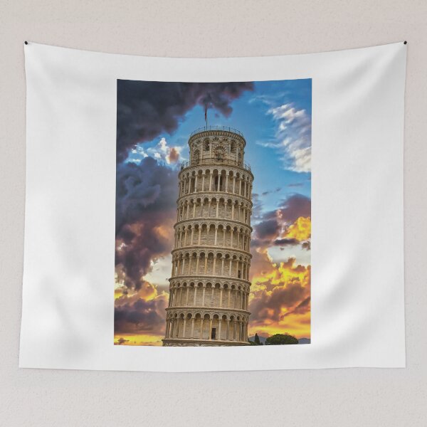 Item preview, Leaning Tower of Pisa, Sunset designed and sold by newburyboutique.
