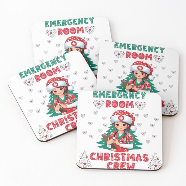 Item preview, emergency room nurse christmas crew, nurse design for women designed and sold by TshirtTalkYou.