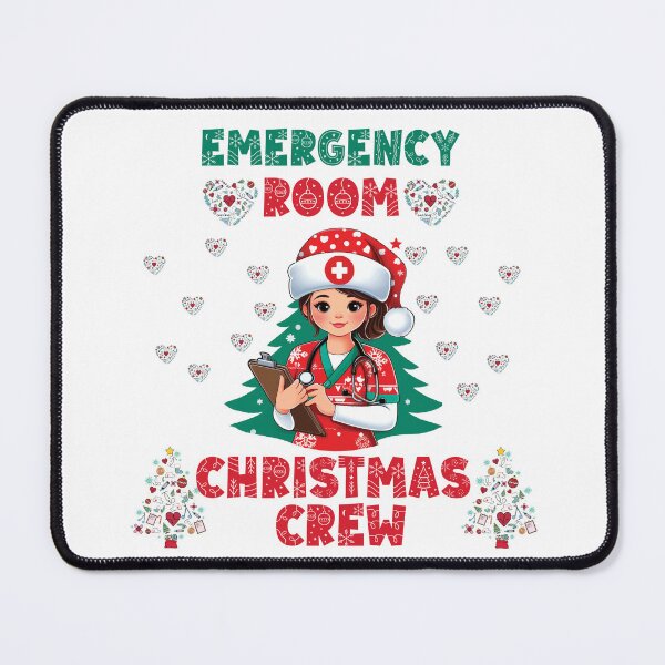 Item preview, emergency room nurse christmas crew, nurse design for women designed and sold by TshirtTalkYou.