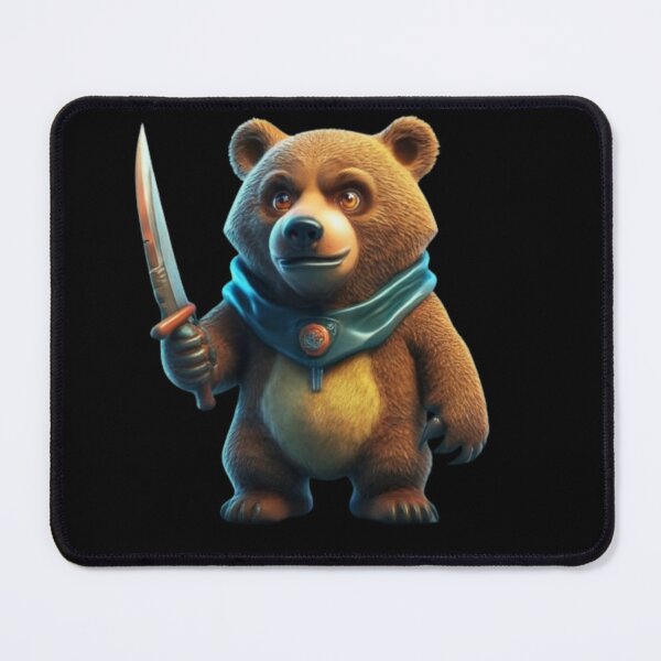 Item preview, "Wild Whimsy: Bear with Knife Extravaganza" designed and sold by Obinne.