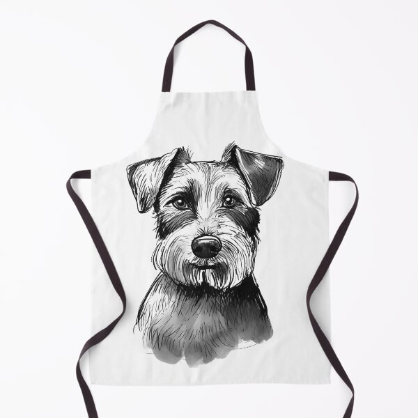 Item preview, Portrait of a Border Terrier designed and sold by SW-Graphics.