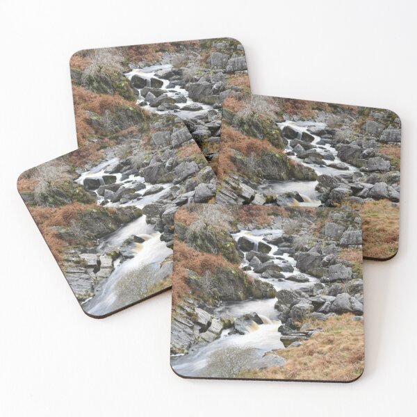 Item preview, Fast Flowing River near the Claerwen Reservoir and Dam near Rhayader designed and sold by Cameranick.