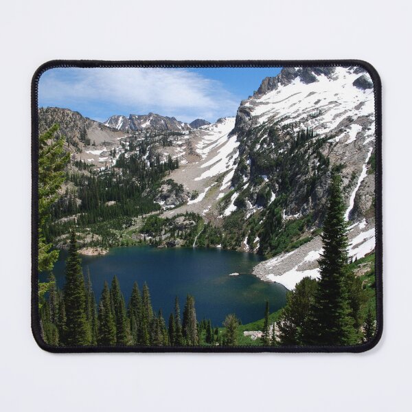 Item preview, Sawtooth Mountains Landscape with a Lake designed and sold by JoeStylistic.