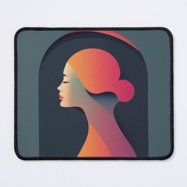 Item preview, Woman's silhouette in sunset tones designed and sold by Magico Paco.