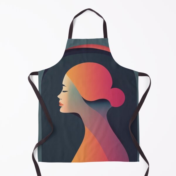 Item preview, Woman's silhouette in sunset tones designed and sold by Magico Paco.