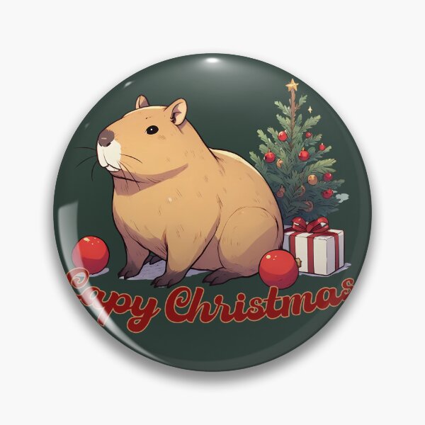 Item preview, Capy Christmas! A Festive Capybara designed and sold by WhatsUpStyle.
