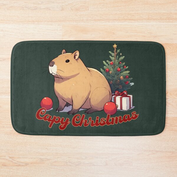 Item preview, Capy Christmas! A Festive Capybara designed and sold by WhatsUpStyle.