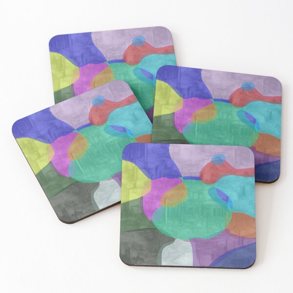 Item preview, Colorful Abstract Textured Background with Artistic Brush Strokes designed and sold by masabo.