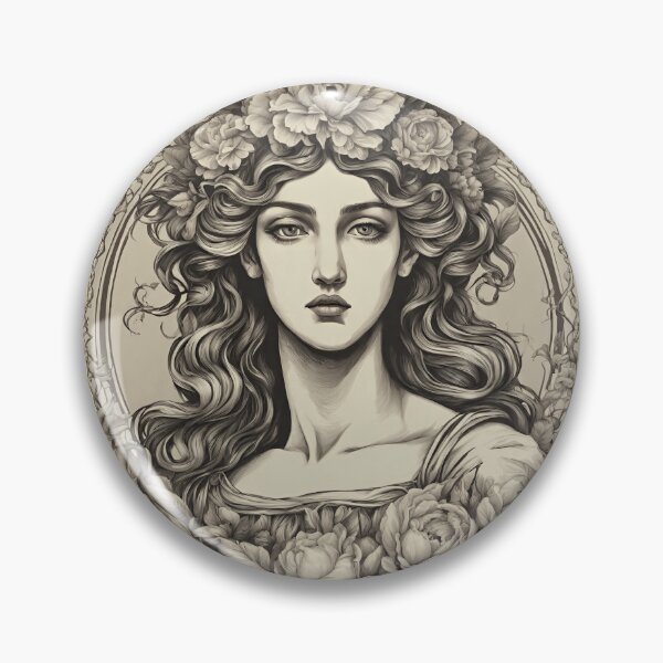 Item preview, Art Drawing of Goddess Persephone Lore Olympus Fanart designed and sold by TheLocoShop.