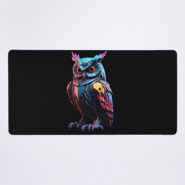 Item preview,  Owl Cyberpunk Beautiful Colours designed and sold by Aquillashop.