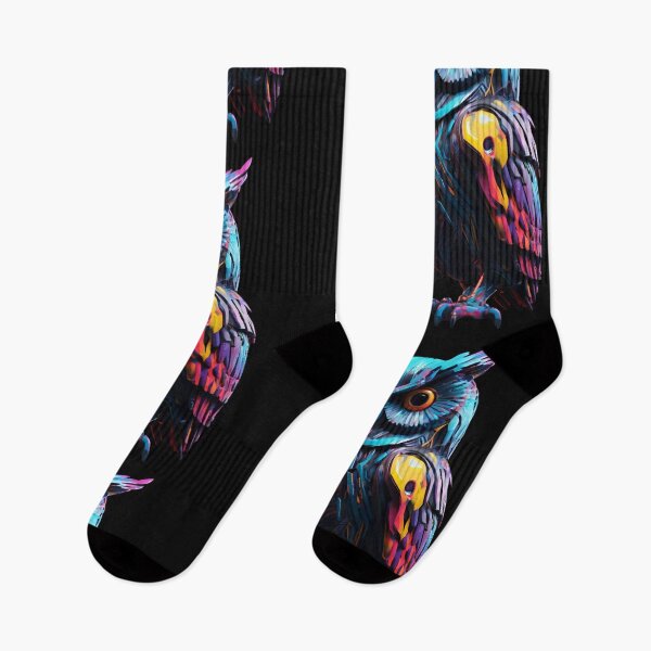 Item preview,  Owl Cyberpunk Beautiful Colours designed and sold by Aquillashop.