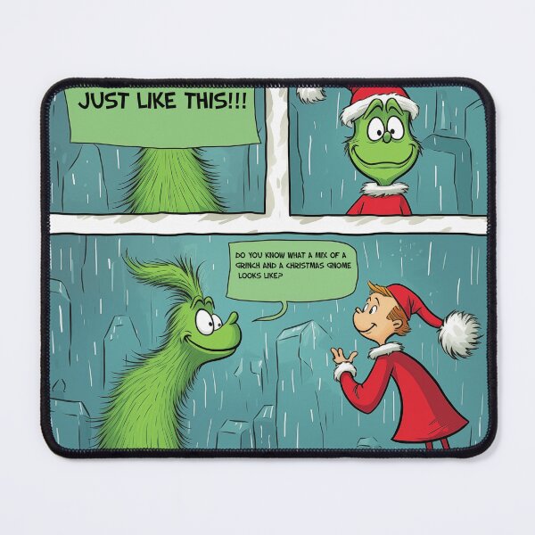 Item preview, Christmas gnome elf comic designed and sold by AIEngine.