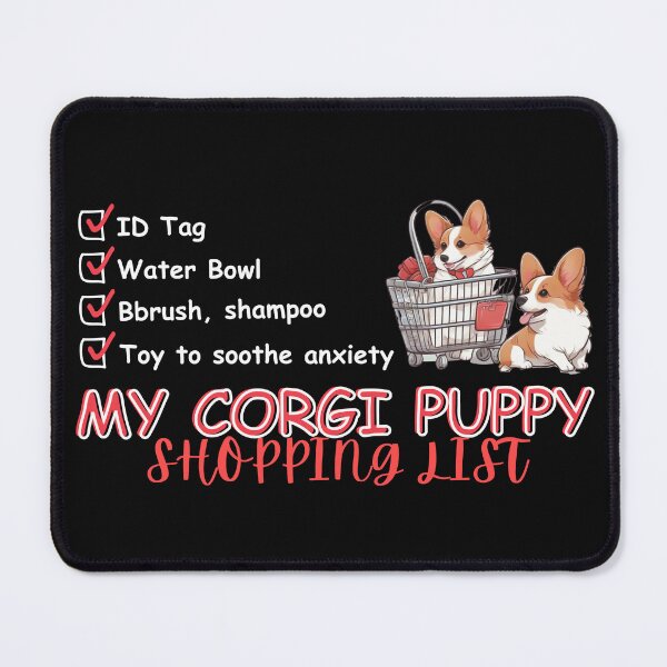 Item preview, MY CORGI PUPPY SHOPPING LIST designed and sold by plentyvibes.