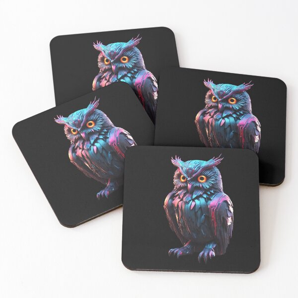 Item preview, Owl Cyberpunk Full Colours designed and sold by Aquillashop.