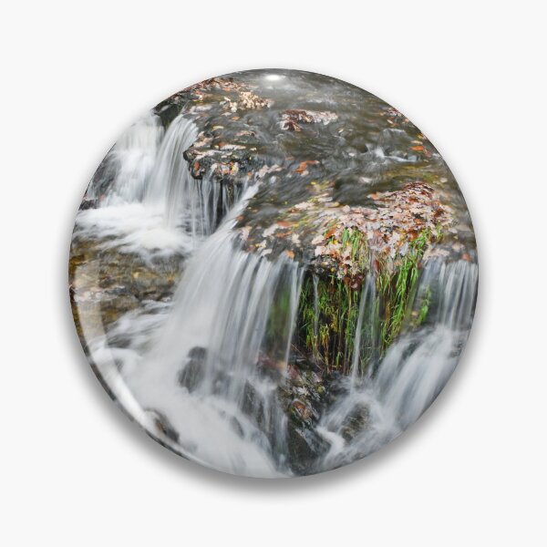 Item preview, Waterfall heading to Garreg Ddu Reservoir in the Elan Valley in Autumn Mid Wales designed and sold by Cameranick.