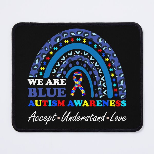 Item preview, Blue Autism Awareness Rainbow Gift designed and sold by WAB Garb.