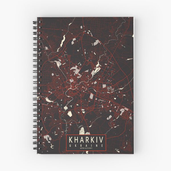 Item preview, Kharkiv City Map of Ukraine - Vector designed and sold by deMAP.