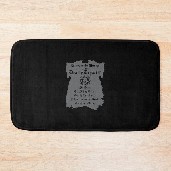 Item preview, haunted movie mansion  Death Certificate designed and sold by dropinskimalan.