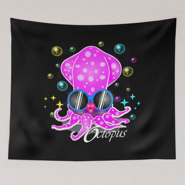 Item preview, Pink Octopus  designed and sold by Shirley cute art .