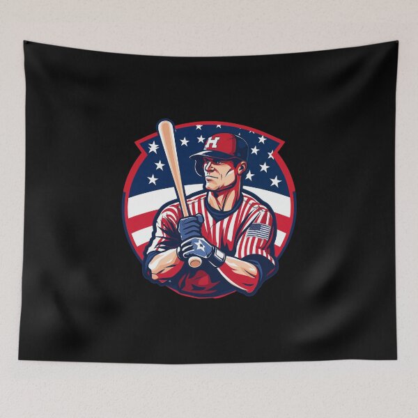 Item preview, USA American Baseball player Softball designed and sold by FrenchsTuck.