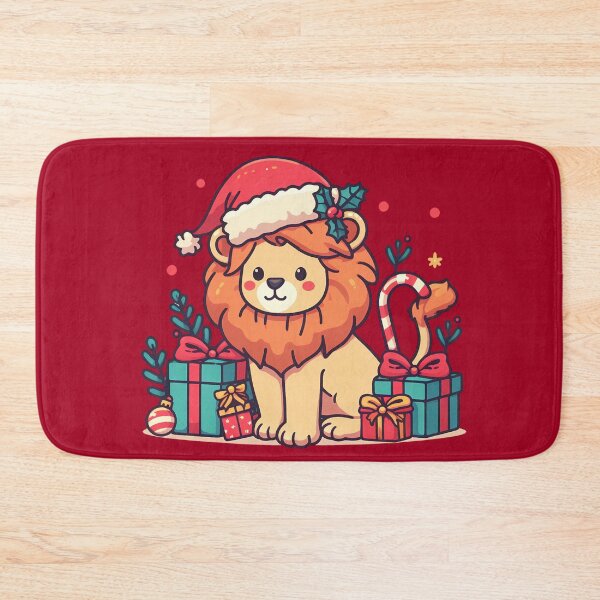 Item preview, Holiday Lion, Festive Christmas Lion designed and sold by WhatsUpStyle.