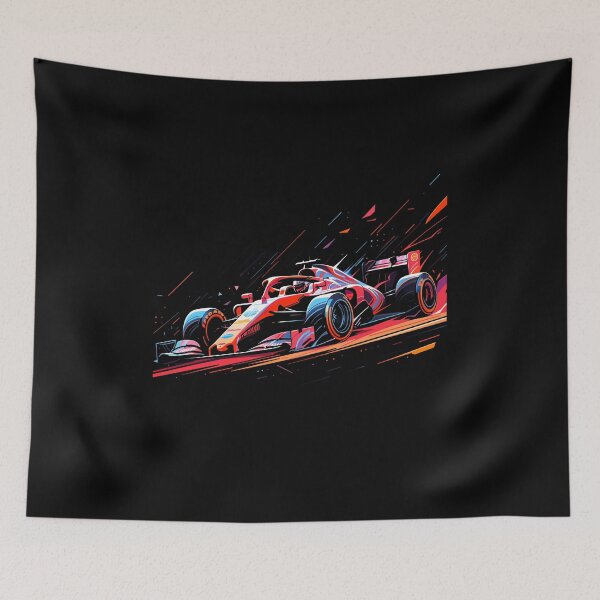 Item preview, Formula one Neon f1 car racing designed and sold by FrenchsTuck.
