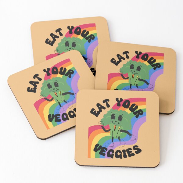 Item preview, Eat Your Veggies Retro Cartoon Broccoli designed and sold by EdytaGister.