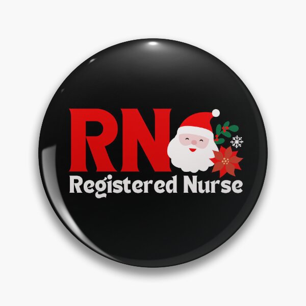 Aperçu de l'œuvre La vie du professionnel de la santé - Infirmière autorisée Christmas Cute Santa Design créée et vendue par TheVirtualSpace.