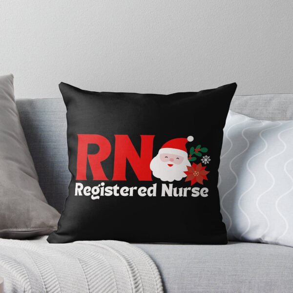 Item preview, La vida del profesional de la salud - Enfermera registrada Navidad Lindo diseño de Papá Noel designed and sold by TheVirtualSpace.