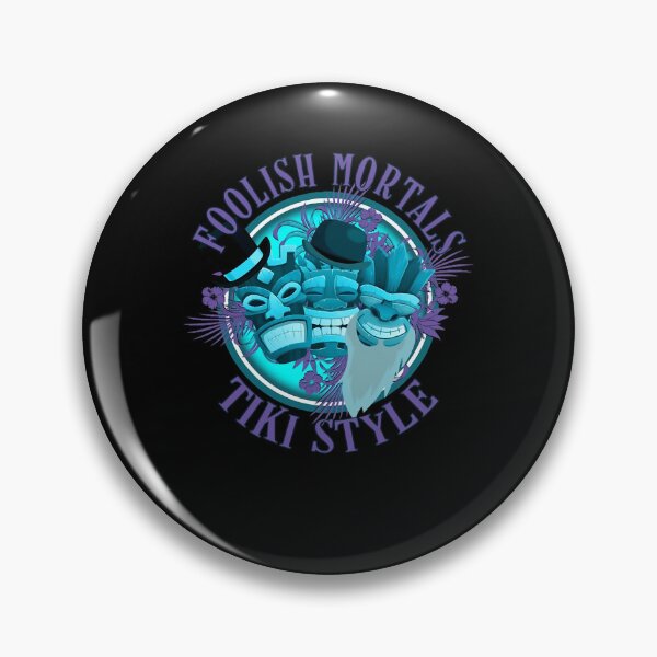 Item preview, haunted movie mansion  Foolish Mortals Grining Ghosts Tiki Style designed and sold by dropinskimalan.