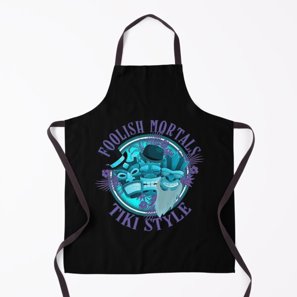 Item preview, haunted movie mansion Foolish Mortals Grining Ghosts Tiki Style designed and sold by dropinskimalan.