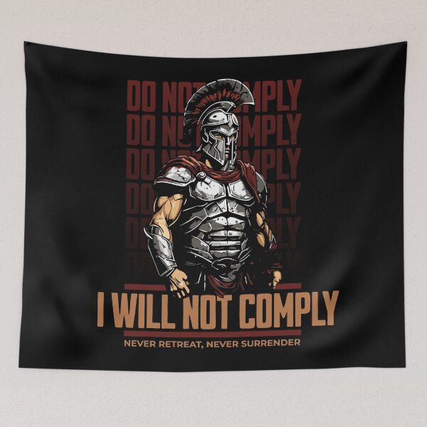 Item preview, I will not comply designed and sold by Aesthetic-Verse.