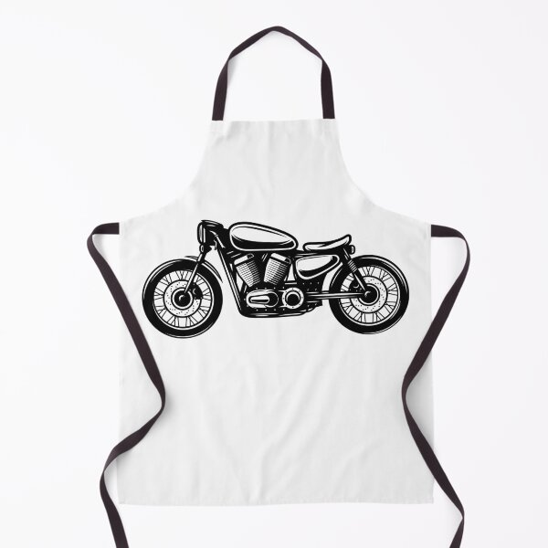 Item preview, Black Retro Motorcycle Art designed and sold by Islanr.