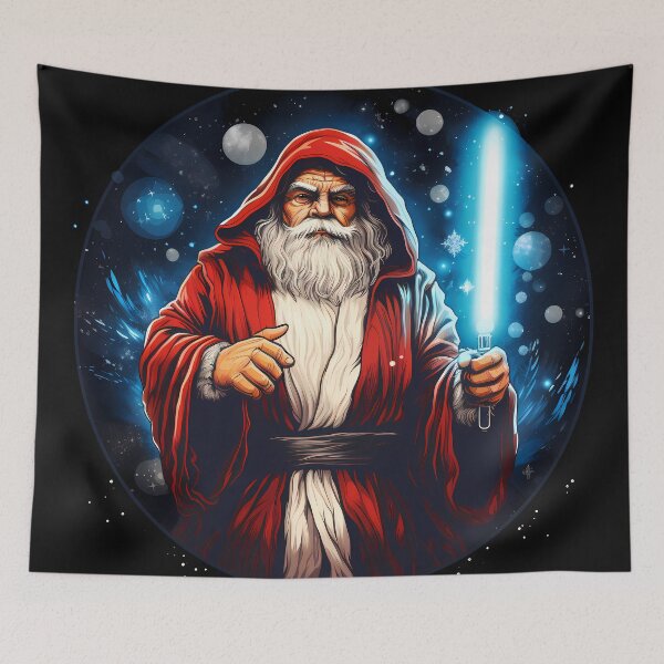 Artikelvorschau, Jedi-Weihnachtsmann entworfen und verkauft von DoodleBurger.