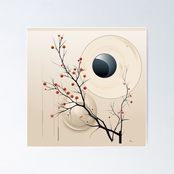 Item preview, Modern newness Japanese art for future AI Generated designed and sold by IKSCreator.