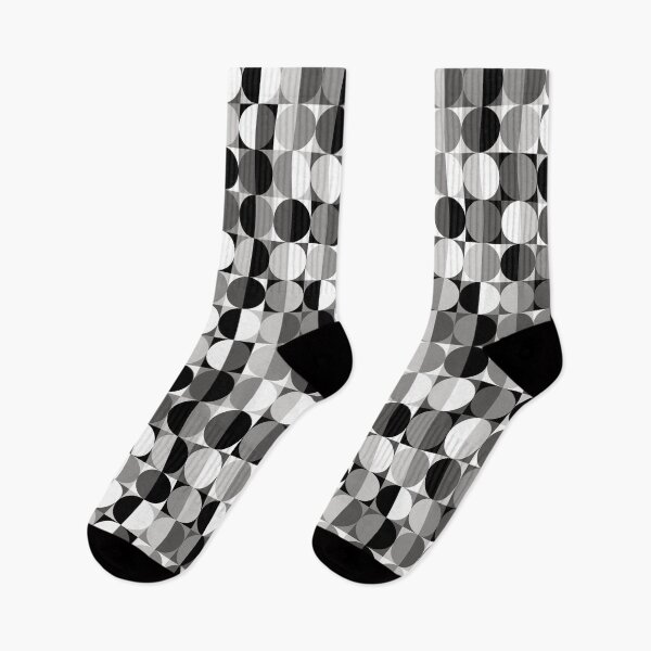 Item preview, Black, White, and Gray, Mid Century Modern Pattern  designed and sold by blueflamingoo.