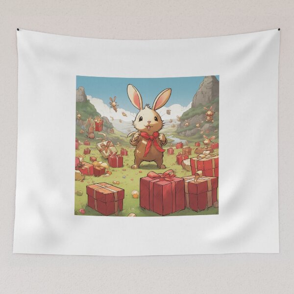 Item preview, Little rabbit with a group of gifts v.1 designed and sold by Ccjib.