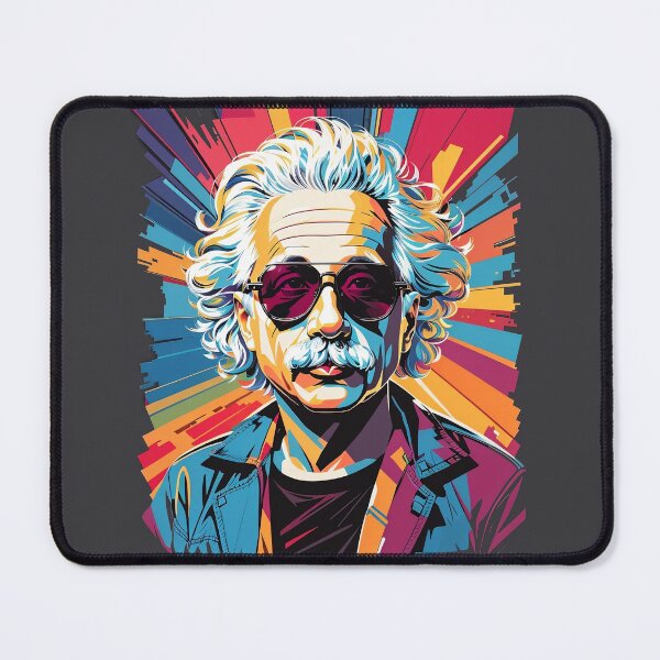 Item preview, Funky Einstein portrait  designed and sold by quote2creation.
